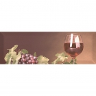 Плитка керамічна декор ABSOLUT KERAMIKA Serie Wine 01 A (вино)