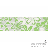 Плитка керамическая декор ELEGANCE Bloom зеленый