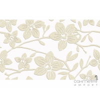 Плитка керамічна декор Elegance Tahiti Panel білий (квіти)