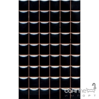 Плитка керамічна настінна ARGENTA Domo Black 25x40 (під мозаїку)
