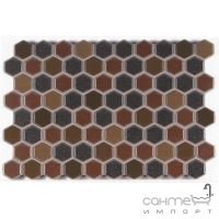 Плитка керамічна настінна ARGENTA Hexa Bronce 20x30 (під мозаїку)