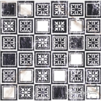 Плитка керамическая напольная декор DUAL GRES Agatha Pav. Carrara 45x45