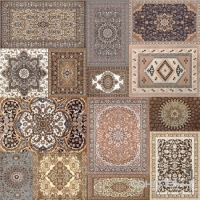Плитка керамическая напольная декор DUAL GRES Carpet 45x45 (вариант 2)