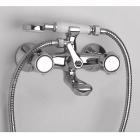 Змішувач для ванни з душовою лійкою та шлангом Giulini G 700 Minerva FOT700M Хром