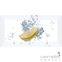 Плитка керамическая декор MONOPOLE Aqua Lemon 10x20 (лимон)