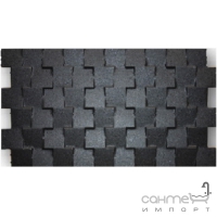 Плитка керамическая REALONDA Kubik Negro 31.5x56.5 (под мозаику)