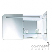 Зеркальный шкафчик с подсветкой 100 люминесцентный Duravit Puravida PV 9425 85 белый глянец