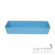 Подставка-полочка под аксессуары, голубая Trento Aquaform 35484