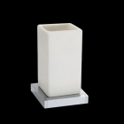 Стакан керамический настенный с держателем из латуни Bagno & Associati Domino DM 142 51 Хром