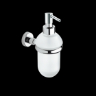 Дозатор для жидкого мыла стеклянный настенный Bagno & Associati Tecno TE 127 51 Хром