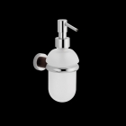 Дозатор для жидкого мыла стеклянный Bagno & Associati Otello OT 127 51/05 Хром/Дерево