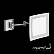 Дзеркало із трикратним захопленням та підсвічуванням LED на подвійному кронштейні Bagno & Associati Specchi SP 814 51 Хром