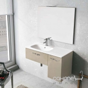 Комплект меблів для ванної кімнати Royo Group Bannio Play 90 set 4, білий
