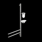 Многофункциональная настенная стойка для ванной Bagno & Associati Aste MS 440 51 Хром