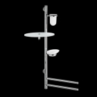 Многофункциональная настенная стойка для ванной Bagno & Associati Aste MS 442 51 Хром