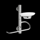 Многофункциональная настенная стойка для ванной Bagno & Associati Aste MS 446 51 Хром