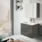 Комплект мебели для ванной комнаты Royo Group Bannio Play 60 set 2, белый