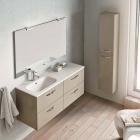 Комплект мебели для ванной комнаты Royo Group Bannio Play 120 set 7, белый