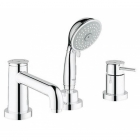 Смеситель для ванны на три отверстия Grohe BauClassic 25118000